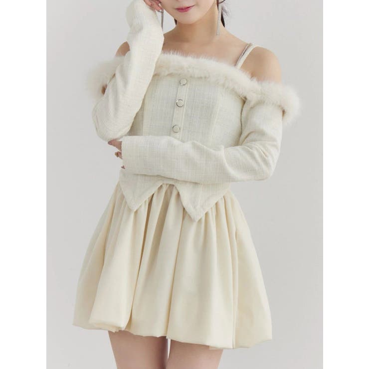 ビジューストラップミニワンピース | EATME | 詳細画像1 