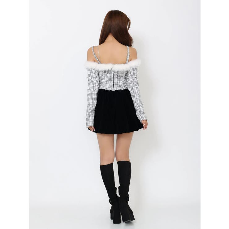 ビジューストラップミニワンピース | EATME | 詳細画像24 