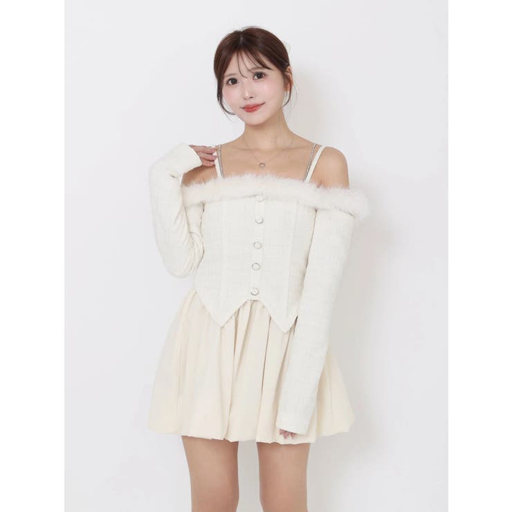 ビジューストラップミニワンピース | EATME | 詳細画像26 