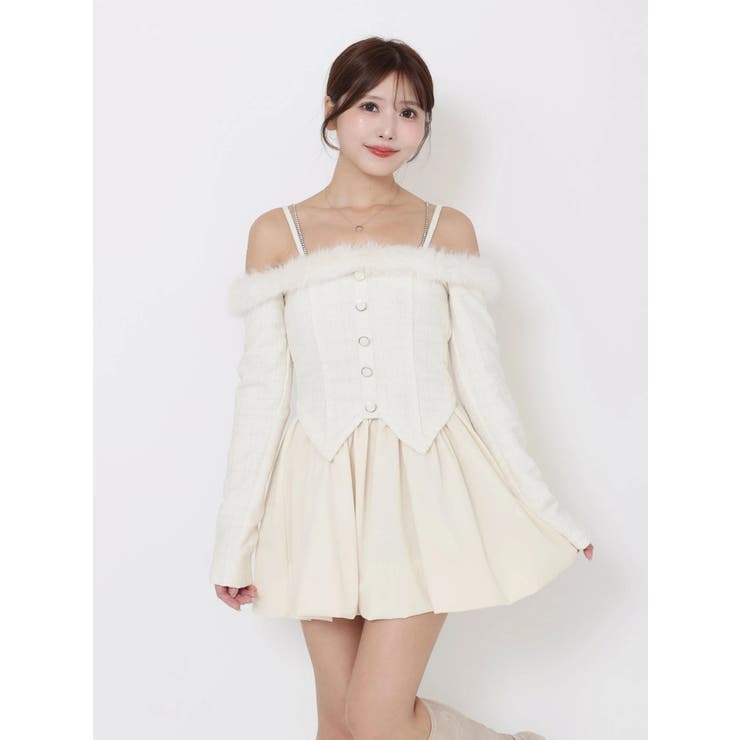 ビジューストラップミニワンピース | EATME | 詳細画像27 