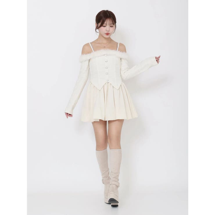 ビジューストラップミニワンピース | EATME | 詳細画像29 