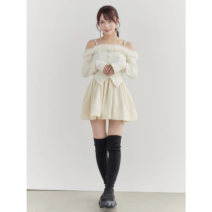 ビジューストラップミニワンピース | EATME | 詳細画像37 