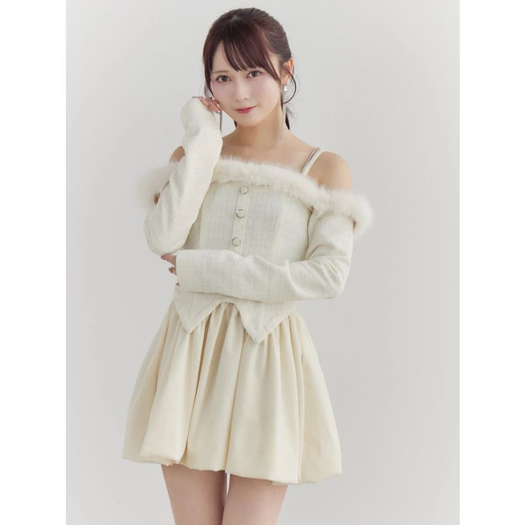 ビジューストラップミニワンピース | EATME | 詳細画像38 