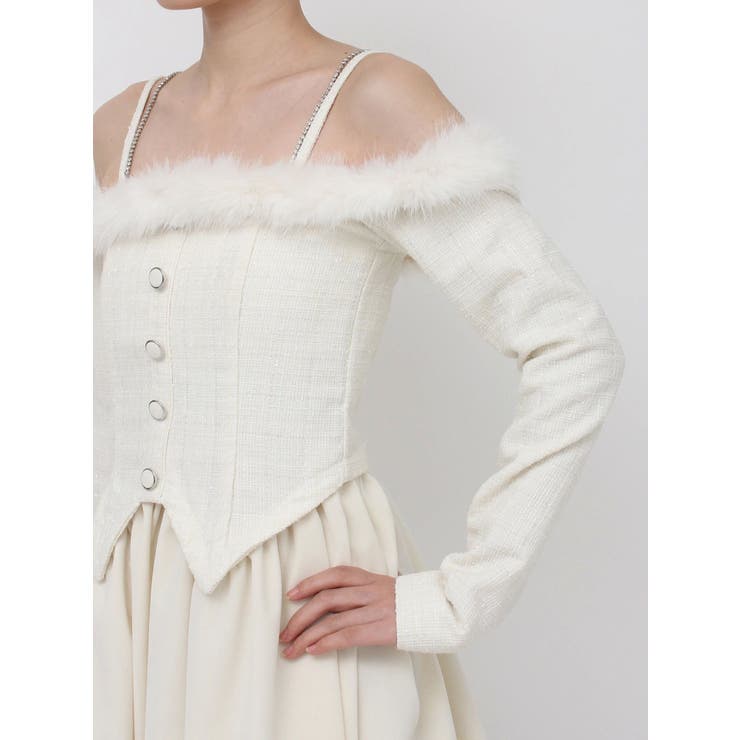 ビジューストラップミニワンピース | EATME | 詳細画像45 