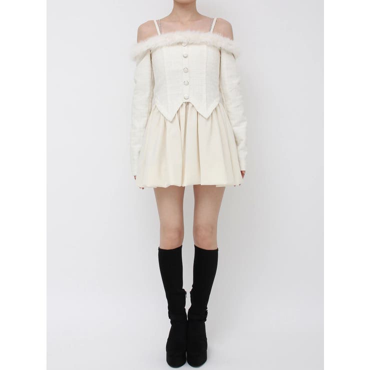 ビジューストラップミニワンピース | EATME | 詳細画像48 