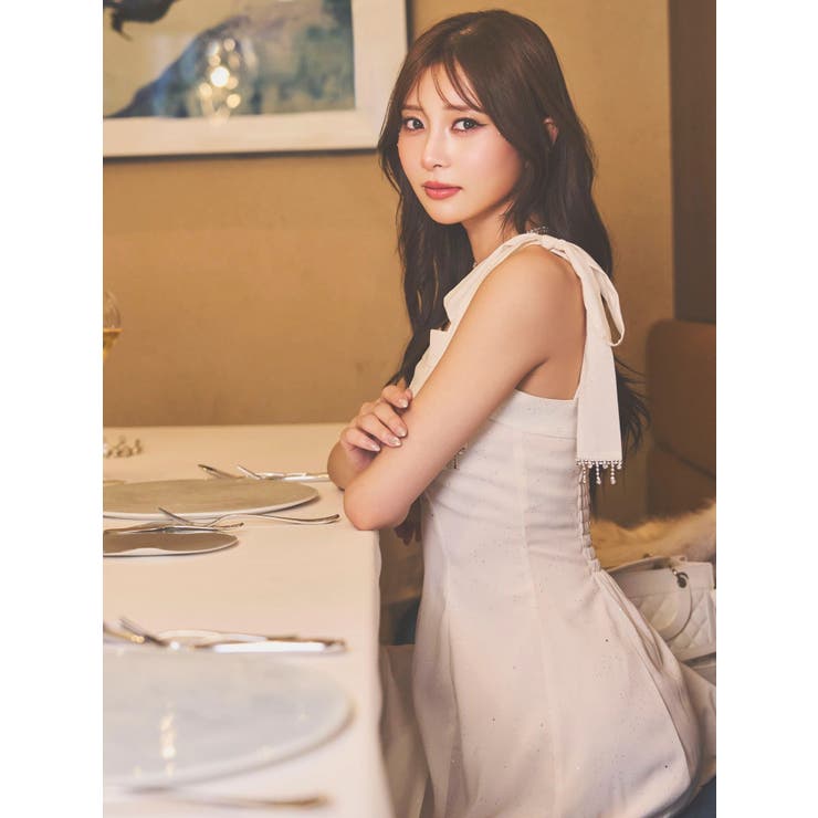 ショルダーリボンフレアワンピース | EATME | 詳細画像3 