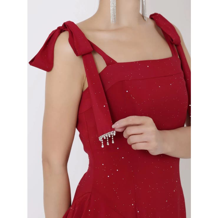 ショルダーリボンフレアワンピース | EATME | 詳細画像32 