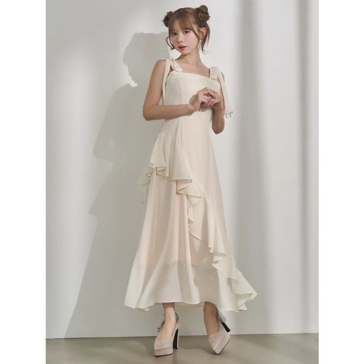 ショルダーリボンフレアワンピース | EATME | 詳細画像35 