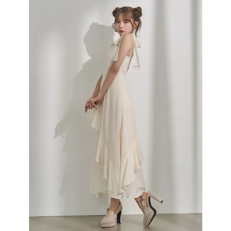 ショルダーリボンフレアワンピース | EATME | 詳細画像36 