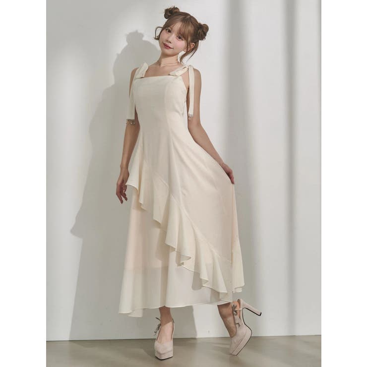 ショルダーリボンフレアワンピース | EATME | 詳細画像37 