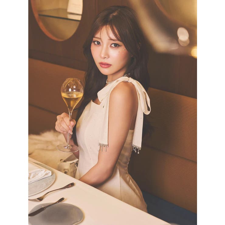 ショルダーリボンフレアワンピース | EATME | 詳細画像4 