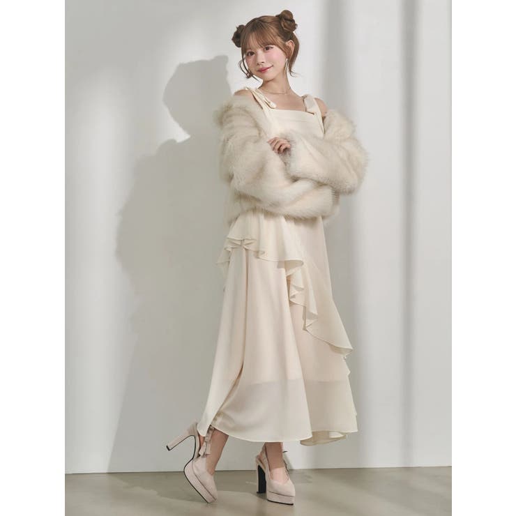 ショルダーリボンフレアワンピース | EATME | 詳細画像41 