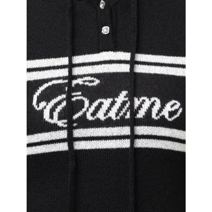 フーディーロゴニットワンピース | EATME | 詳細画像33 