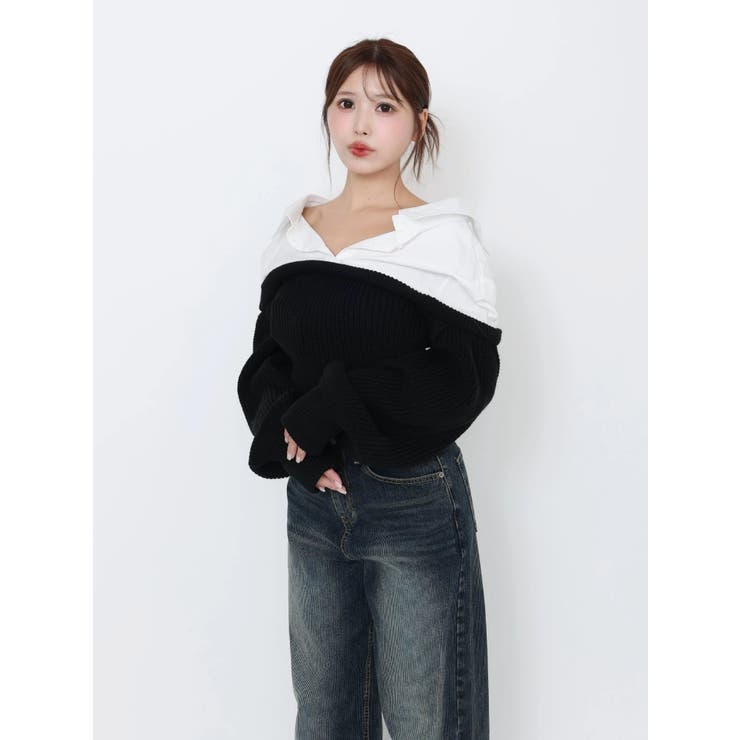 ニットドッキングシャツ | EATME | 詳細画像16 