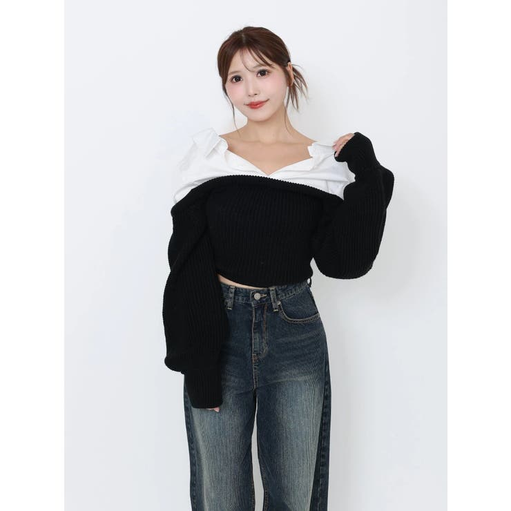 ニットドッキングシャツ | EATME | 詳細画像21 