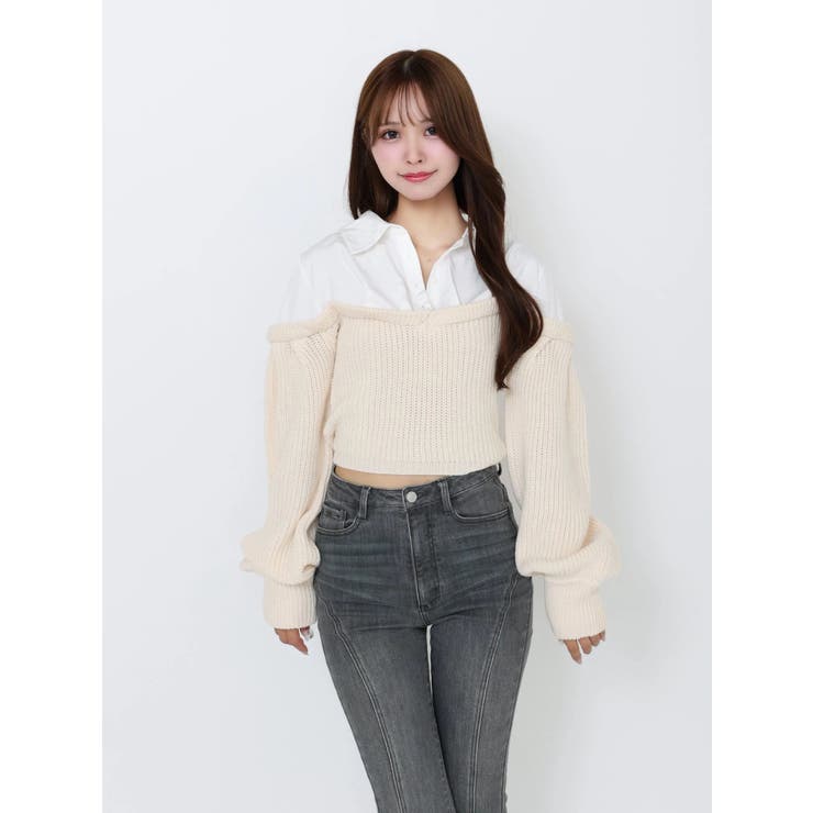 ニットドッキングシャツ | EATME | 詳細画像22 