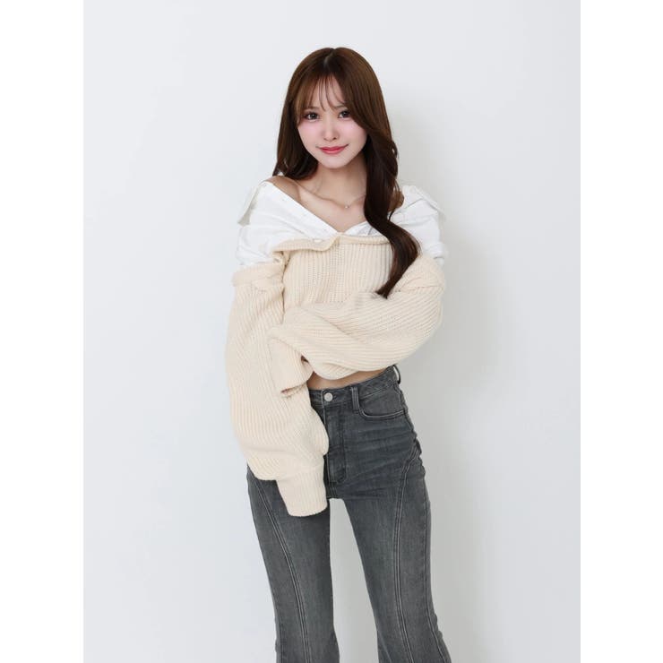 ニットドッキングシャツ | EATME | 詳細画像23 