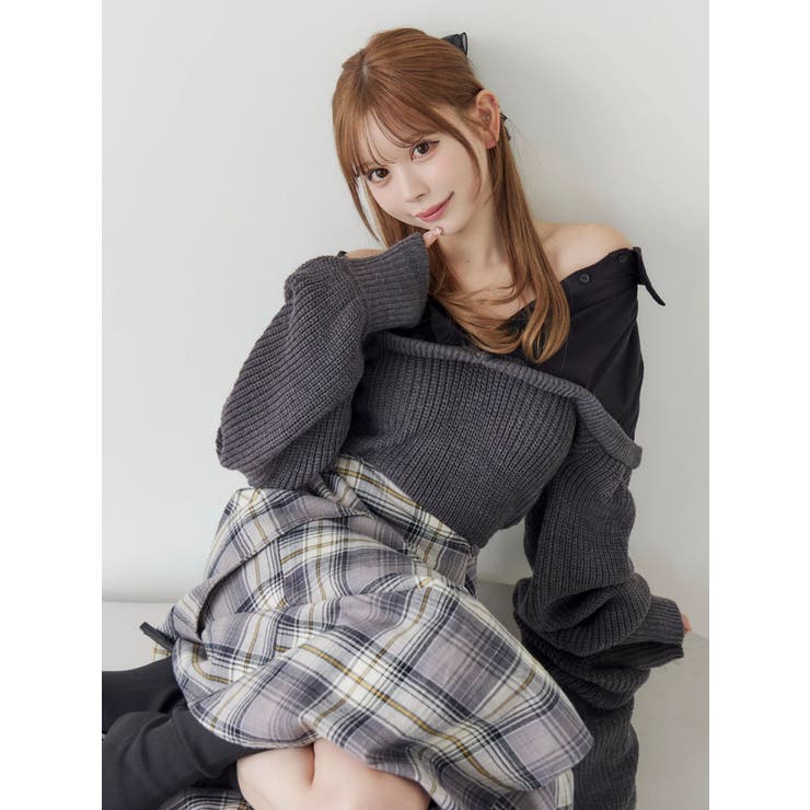 ニットドッキングシャツ | EATME | 詳細画像3 