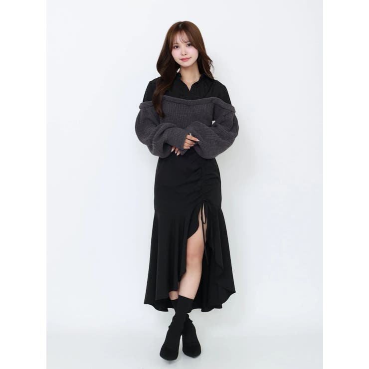 ニットドッキングシャツ | EATME | 詳細画像30 