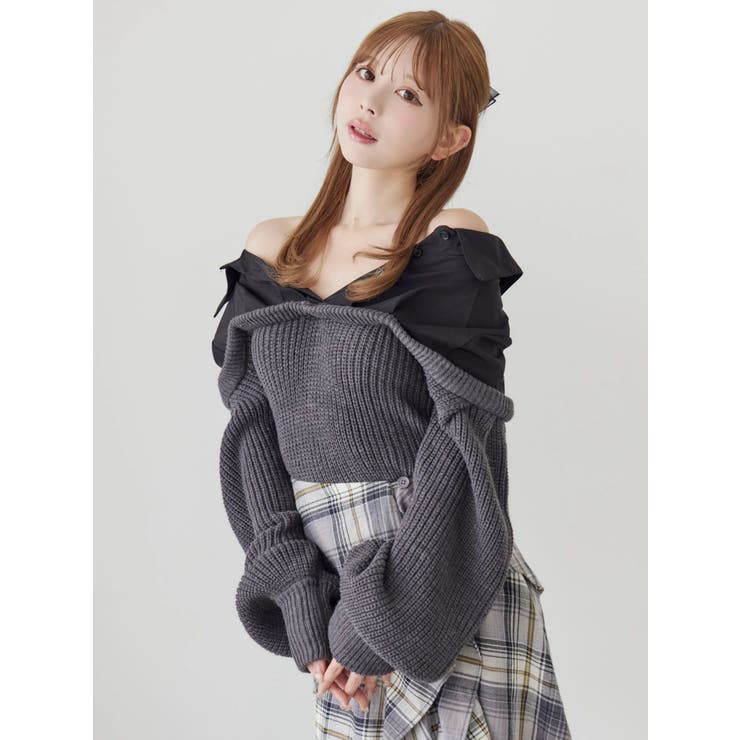 ニットドッキングシャツ | EATME | 詳細画像4 