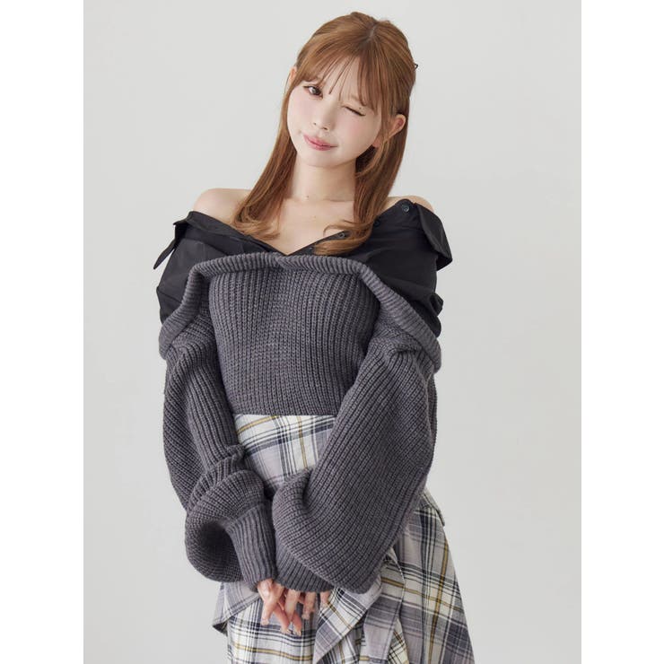 ニットドッキングシャツ | EATME | 詳細画像5 