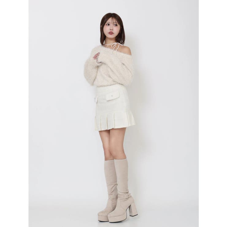 ツイードプリーツスカート | EATME | 詳細画像15 