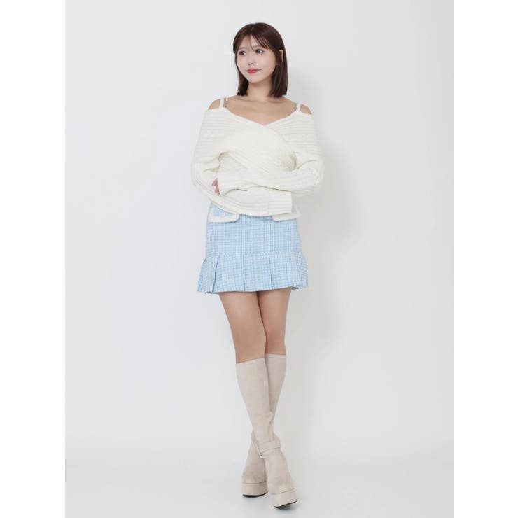 ツイードプリーツスカート | EATME | 詳細画像20 