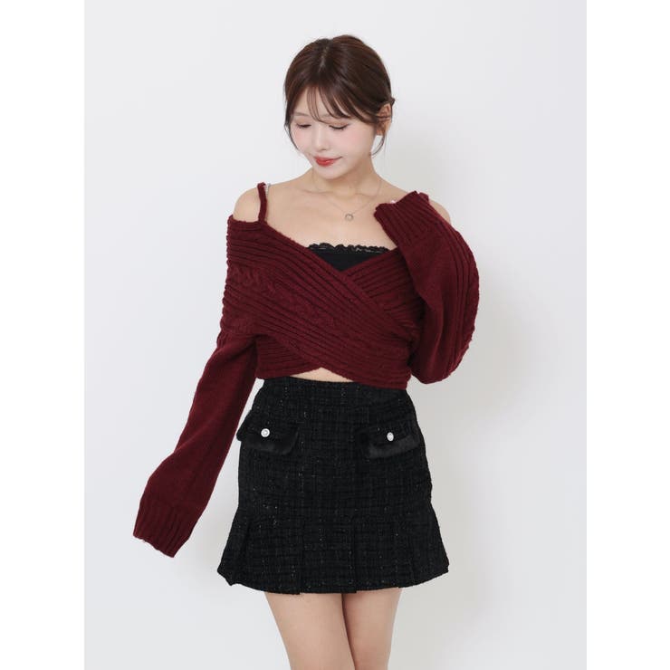 ツイードプリーツスカート | EATME | 詳細画像5 