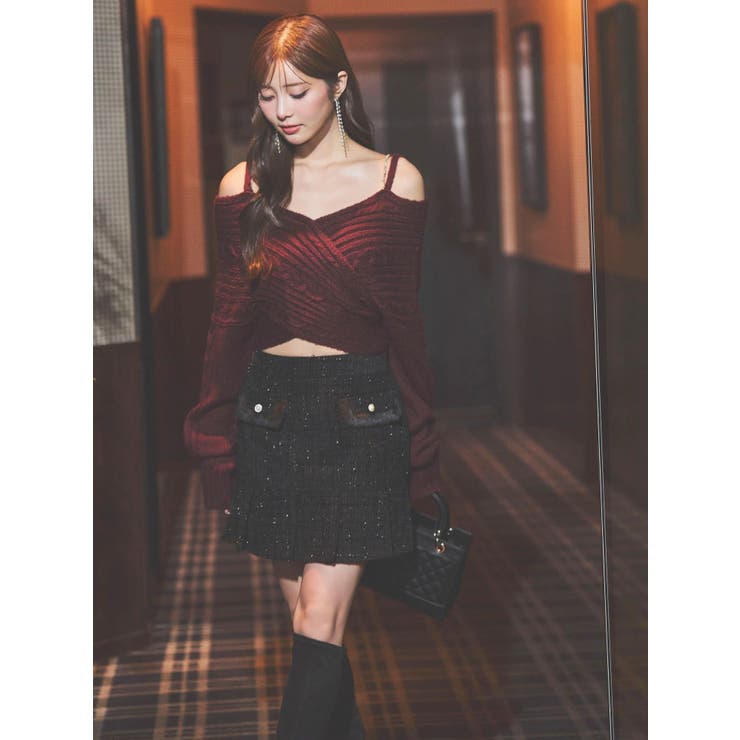 ツイードプリーツスカート | EATME | 詳細画像7 