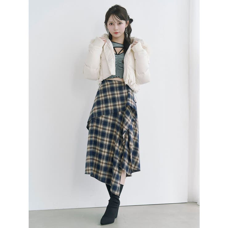 チェックドレープスカート | EATME | 詳細画像10 