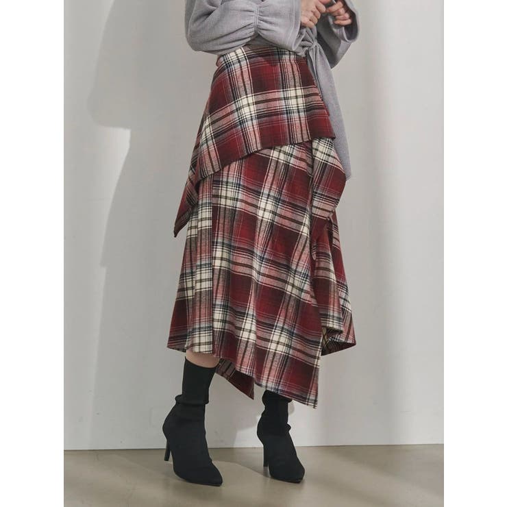 チェックドレープスカート | EATME | 詳細画像12 