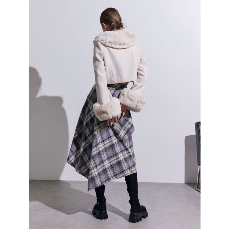 チェックドレープスカート | EATME | 詳細画像25 