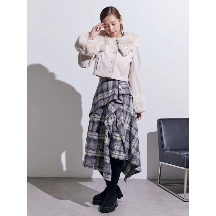 チェックドレープスカート | EATME | 詳細画像26 