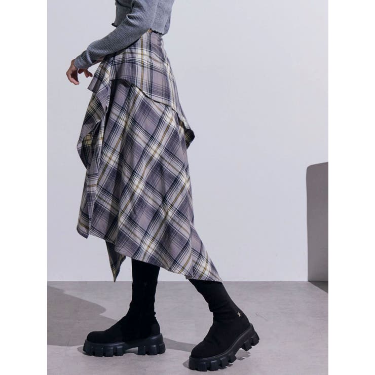 チェックドレープスカート | EATME | 詳細画像29 