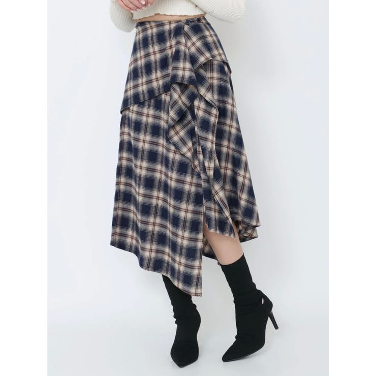 チェックドレープスカート | EATME | 詳細画像32 