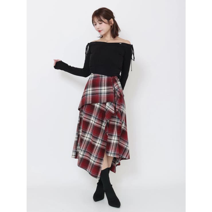 チェックドレープスカート | EATME | 詳細画像36 