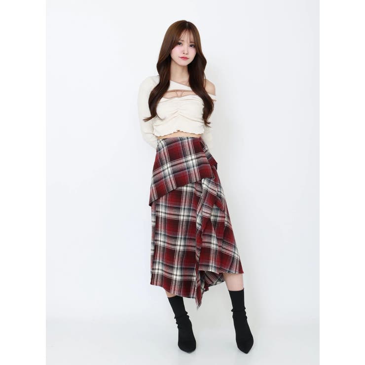 チェックドレープスカート | EATME | 詳細画像37 