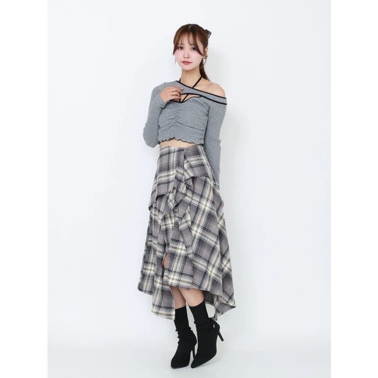 チェックドレープスカート | EATME | 詳細画像45 