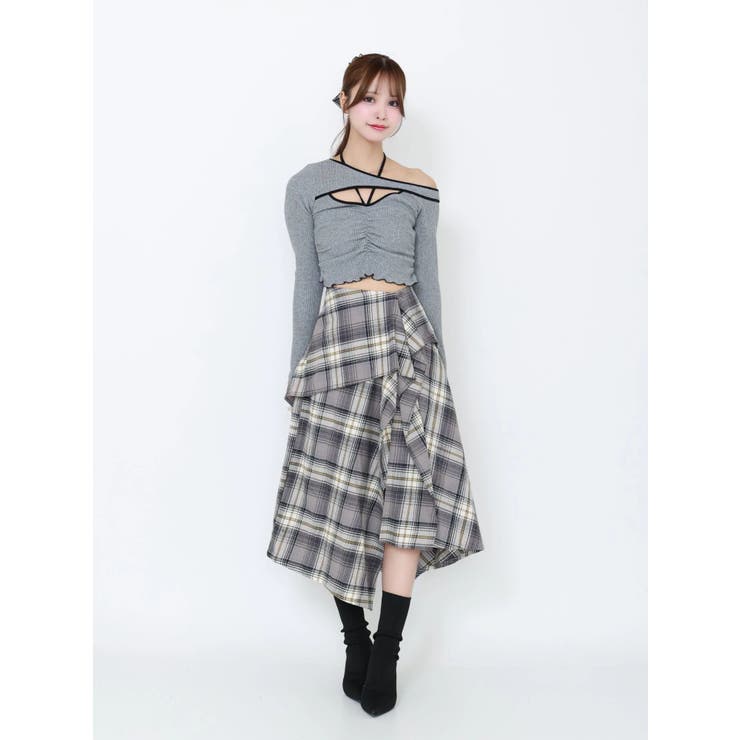 チェックドレープスカート | EATME | 詳細画像46 