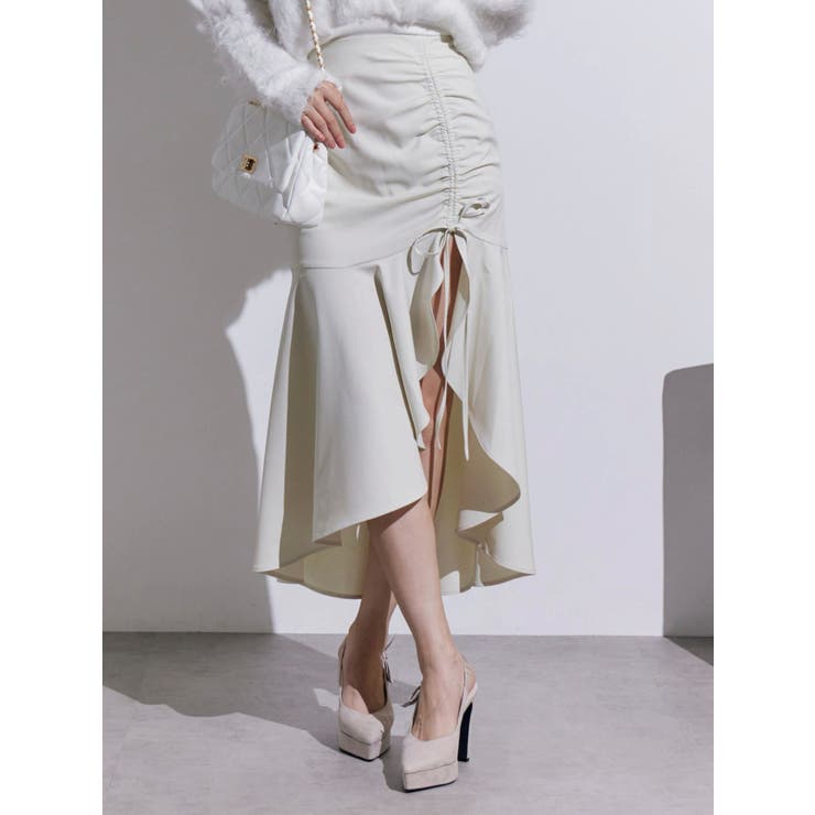 サイドギャザーマーメイドスカート | EATME | 詳細画像29 