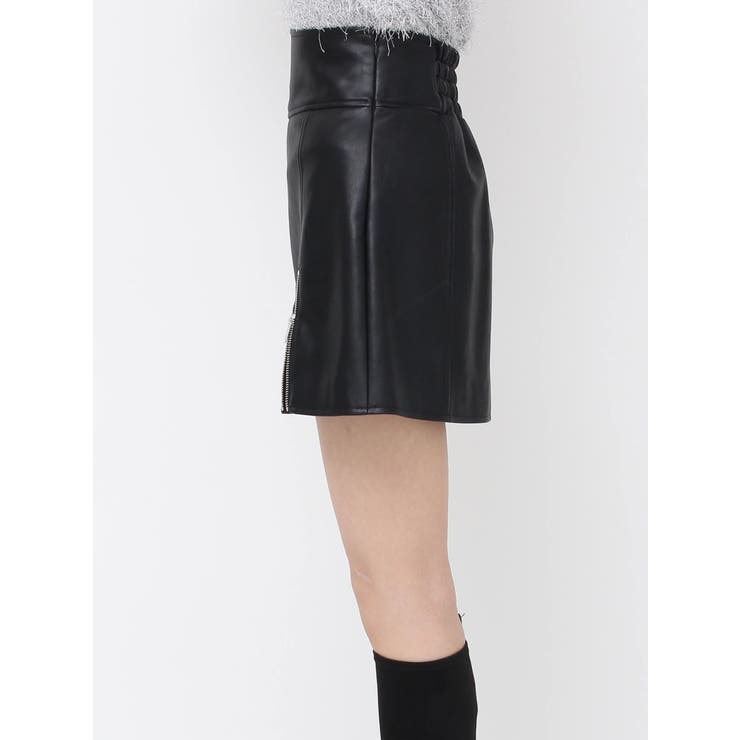 ヘムジップフェイクレザースカート | EATME | 詳細画像20 