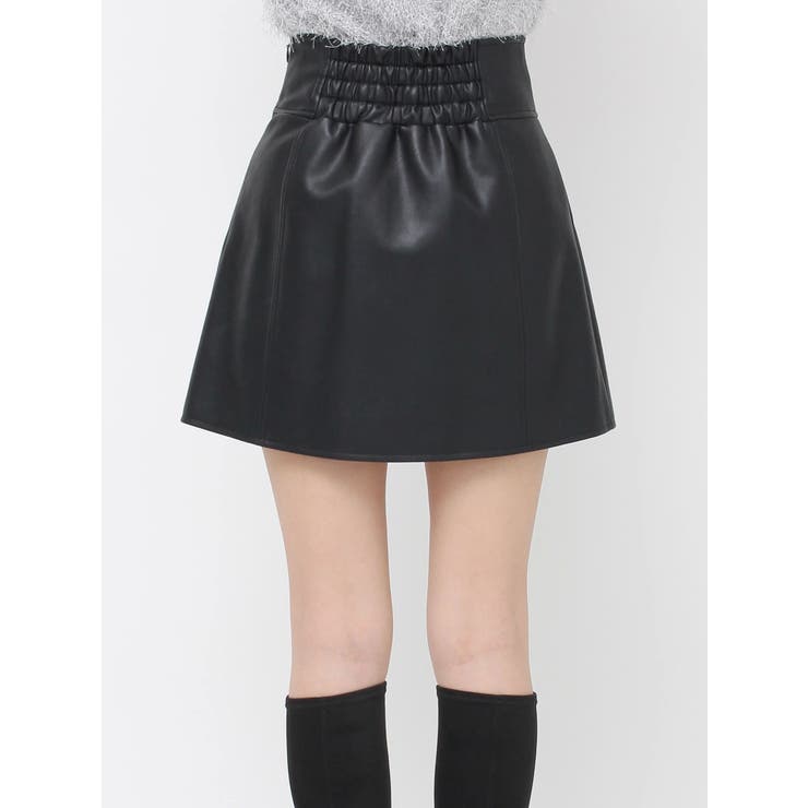 ヘムジップフェイクレザースカート | EATME | 詳細画像21 