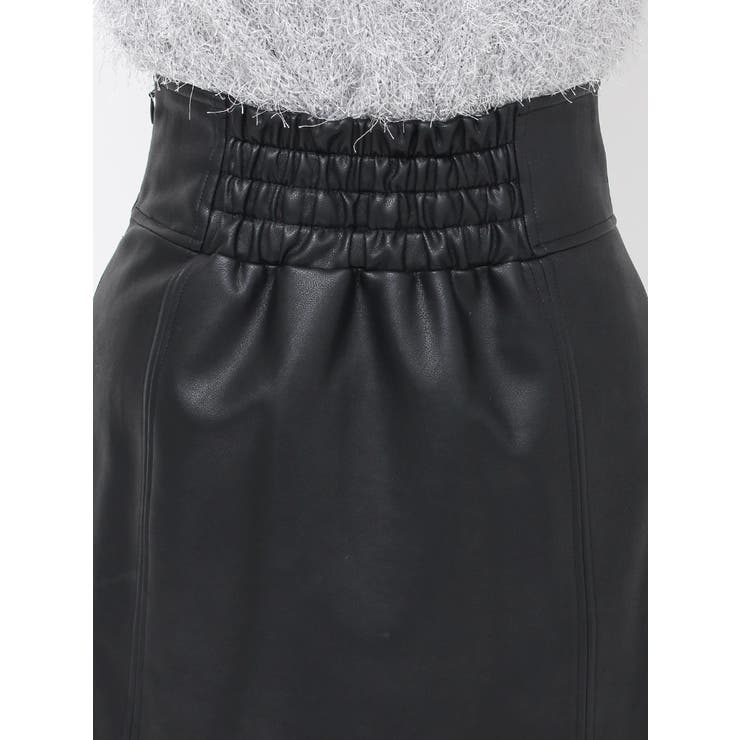 ヘムジップフェイクレザースカート | EATME | 詳細画像22 