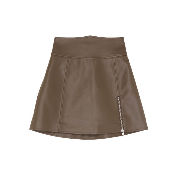 ヘムジップフェイクレザースカート | EATME | 詳細画像29 