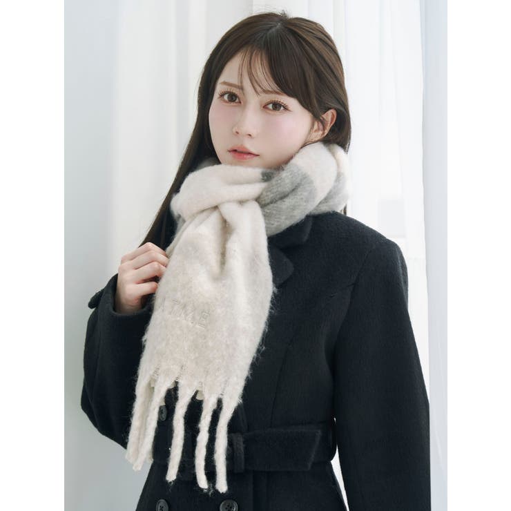 ボーダー刺繍マフラー | EATME | 詳細画像15 