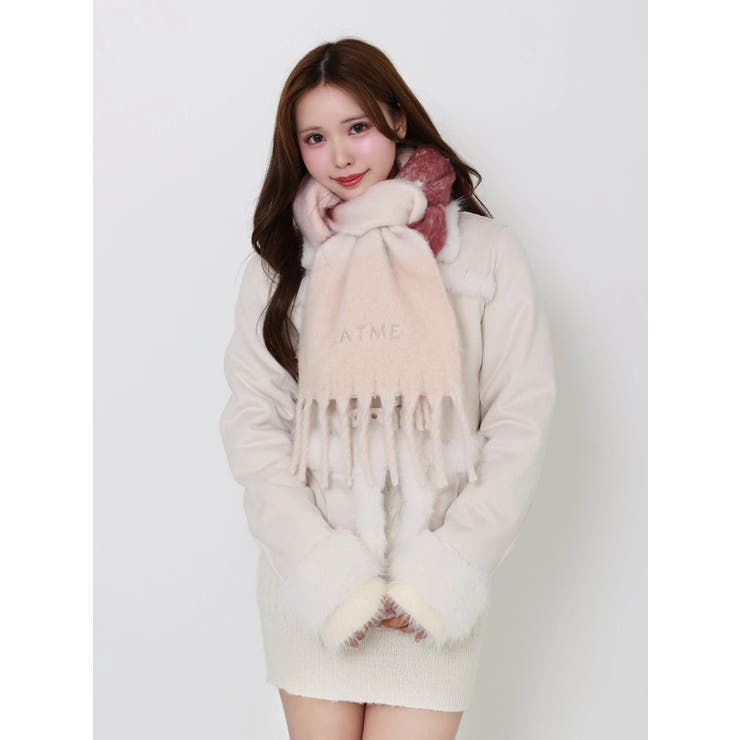 ボーダー刺繍マフラー | EATME | 詳細画像22 