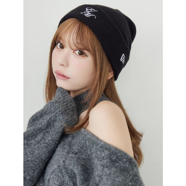 ブラック | 【NEW ERA×EATME】E/Mロゴニットキャップ | EATME