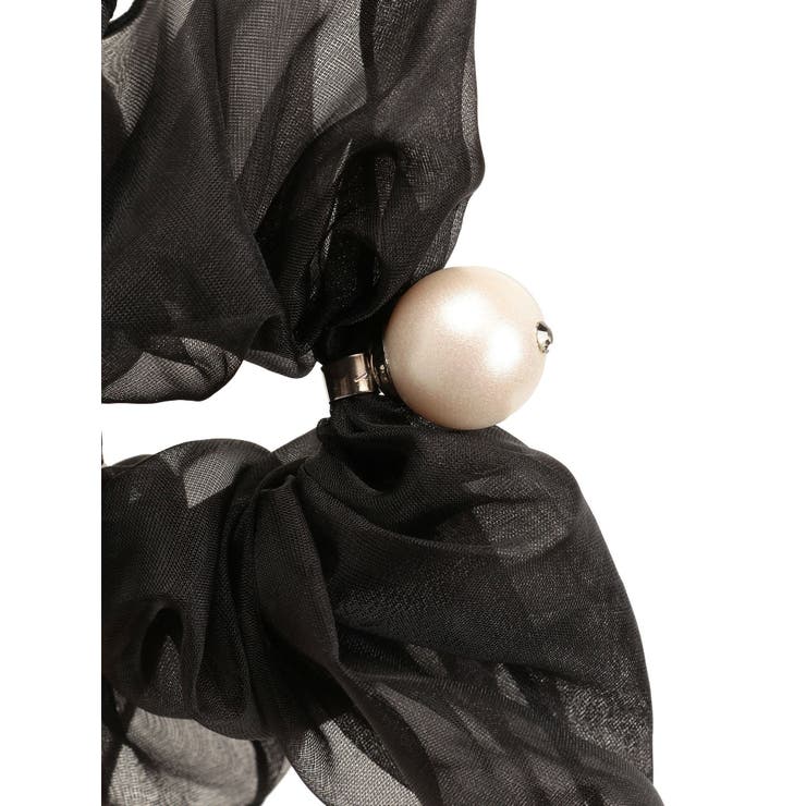 ポイントフェイクパールオーガンジーシュシュ | EATME | 詳細画像17 