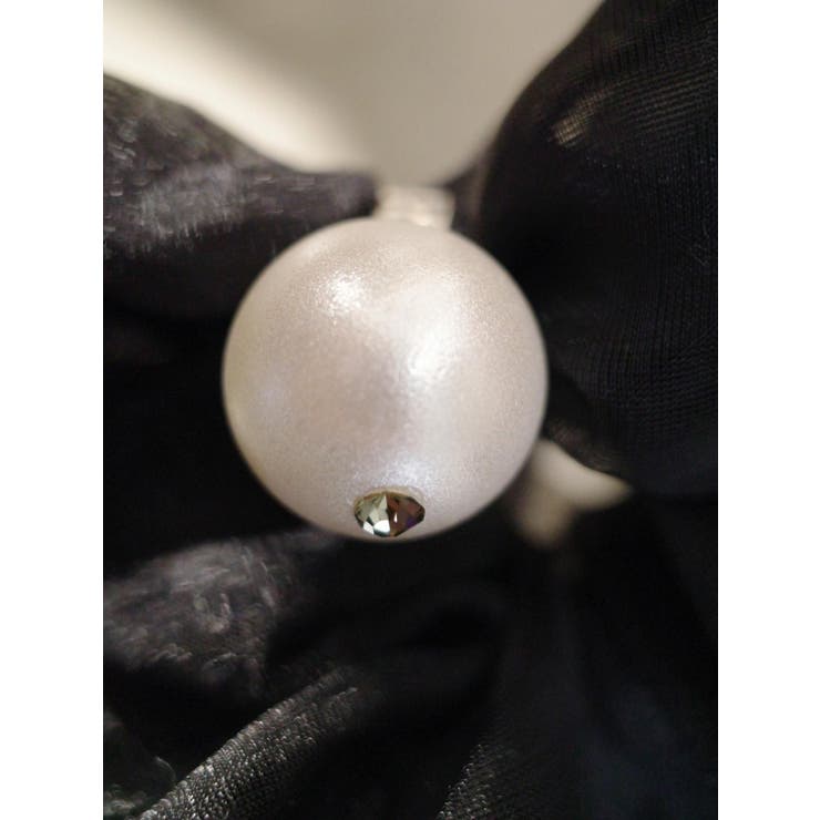 ポイントフェイクパールオーガンジーシュシュ | EATME | 詳細画像3 