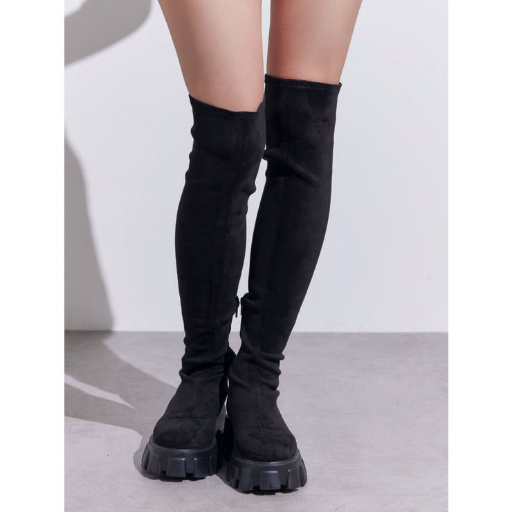 E/Mスエードニーハイブーツ | EATME | 詳細画像10 